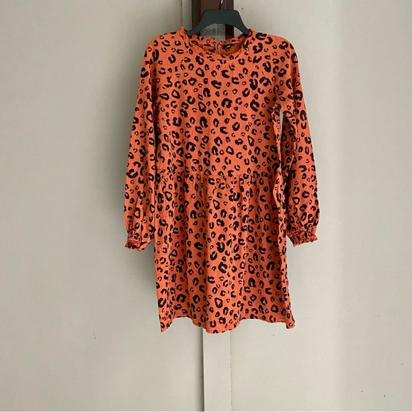 Target Art Class Girls' Long Sleeve Tiered Dress - art class Brown - Picture 7 of 12